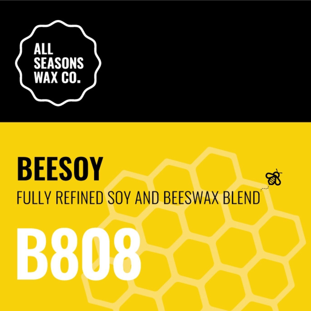 BeeSoy B808 – Бленд от соев и пчелен восък за свещи в съдове