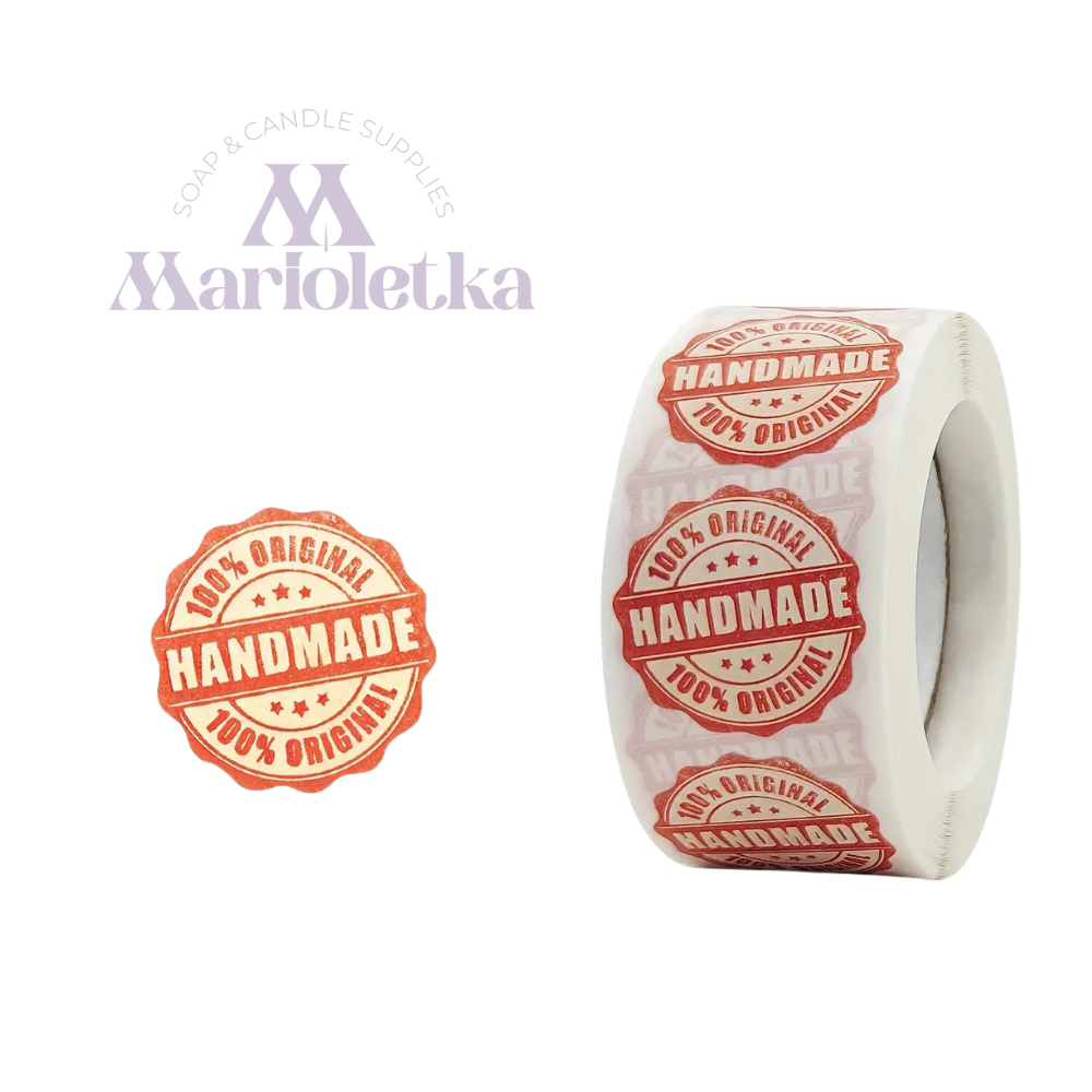 Етикет на ролка "Handmade 100% original"
