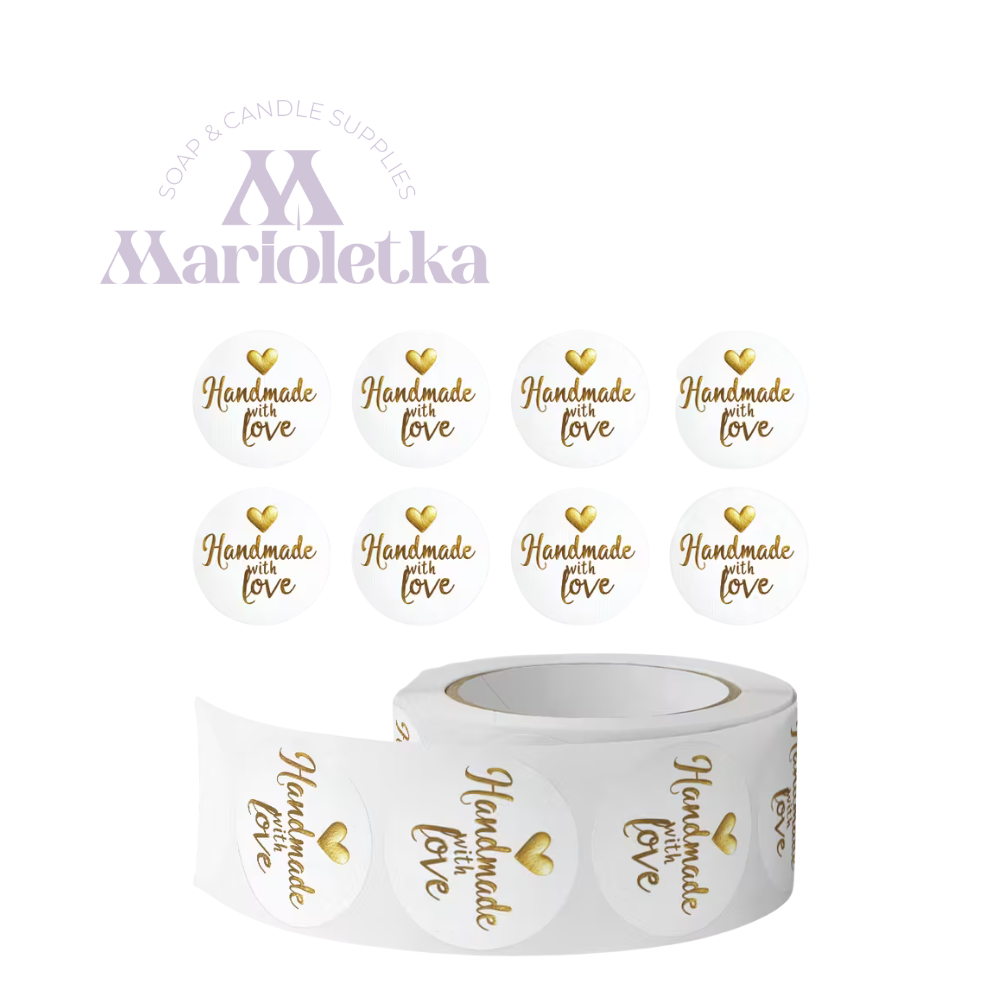 Етикет "Handmade with love" № 5 на ролка