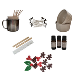 Комплект за направа на свещи от соев восък - Коледа