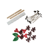 Комплект за направа на свещи от соев восък - Коледа